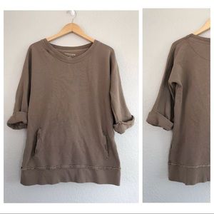 Soft Surroundings Sweatshirt Tunic Oversized Small